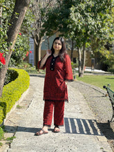 Printed black co ord set