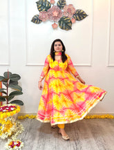 Tie dye anarkali set - kasumi.in