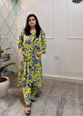 Printed modal cotton co-ord set