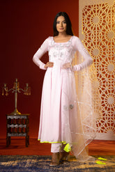 Baby pink anarkali set - kasumi.in