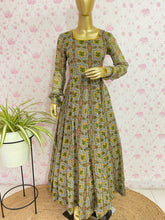 Printed chiffon dress - kasumi.in