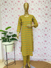 Yellow cotton set - kasumi.in