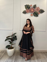 Black brocade anarkali - kasumi.in