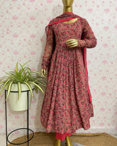 Printed georgette dress - kasumi.in