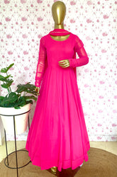 Hot pink anarkali - kasumi.in