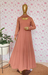 Antique brass solid anarkali - kasumi.in