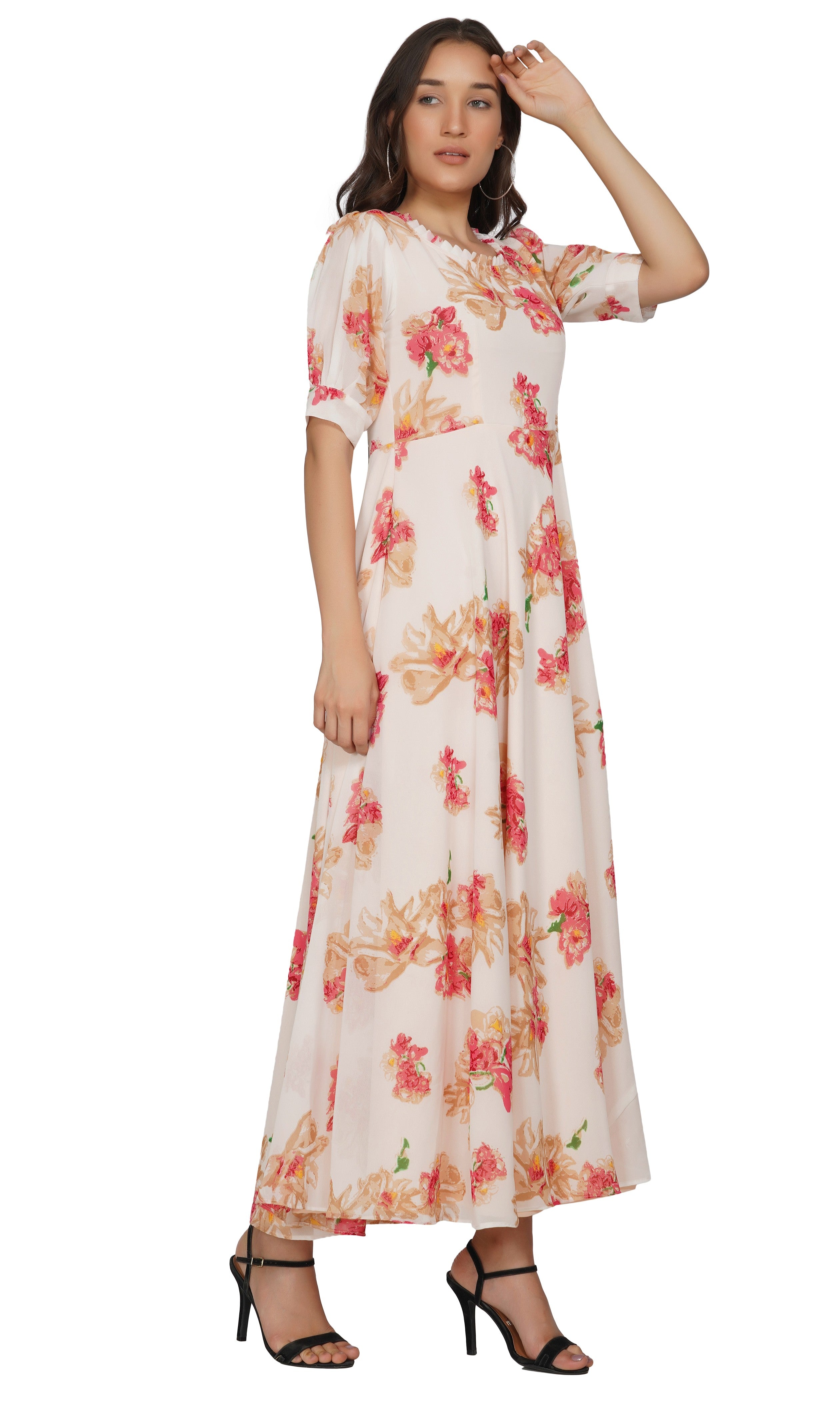 Floral Georgette Dress