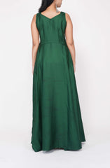 Green Silk Gown