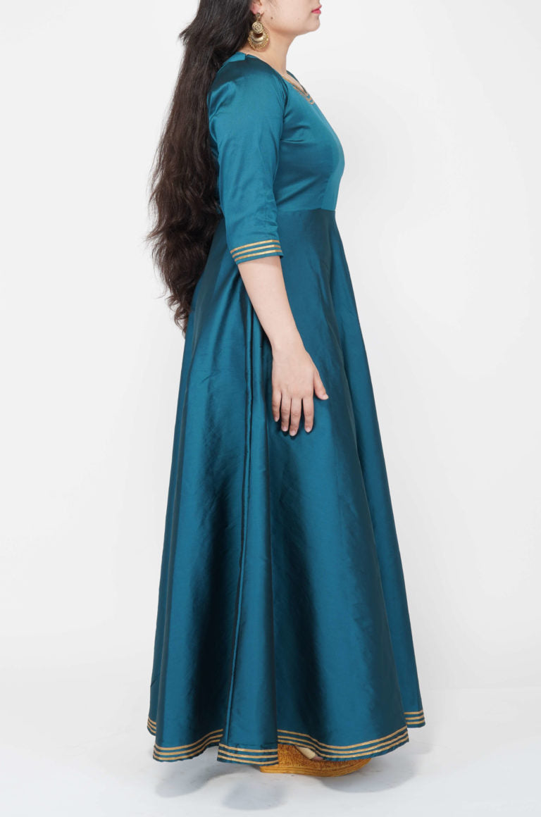 Teal Blue gown