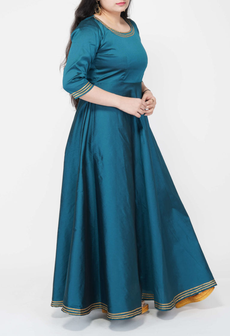 Teal Blue gown