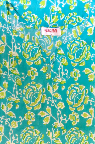 Blue Cotton Kurti