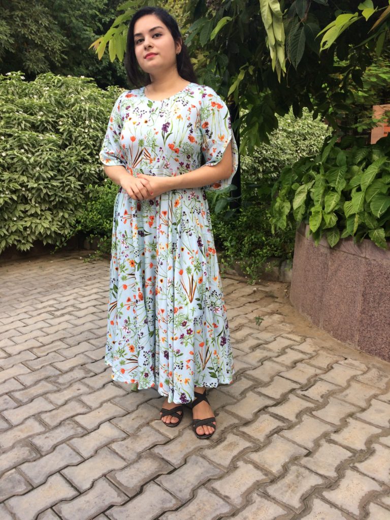 Crepe Printed Midi