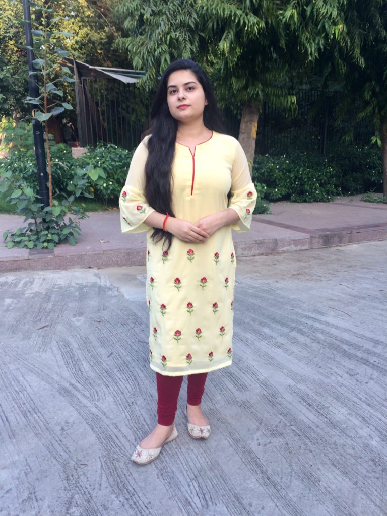 Butter Yellow Kurti