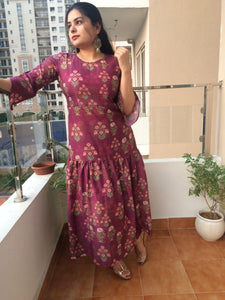 Muslin Printed Dress