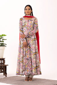 Printed Georgette Anarkali