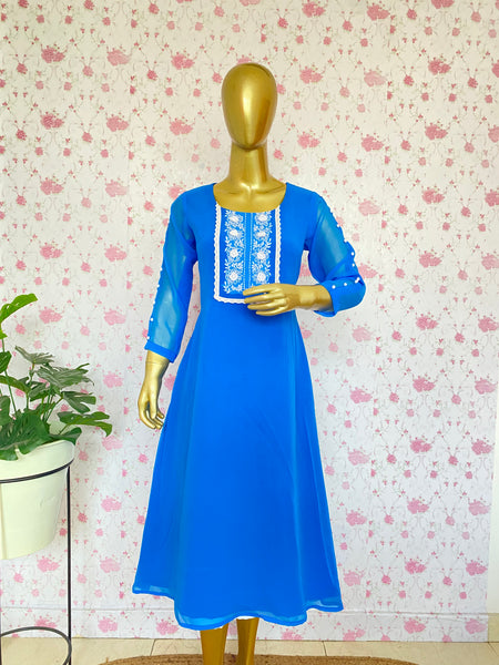 Sapphire blue kurti