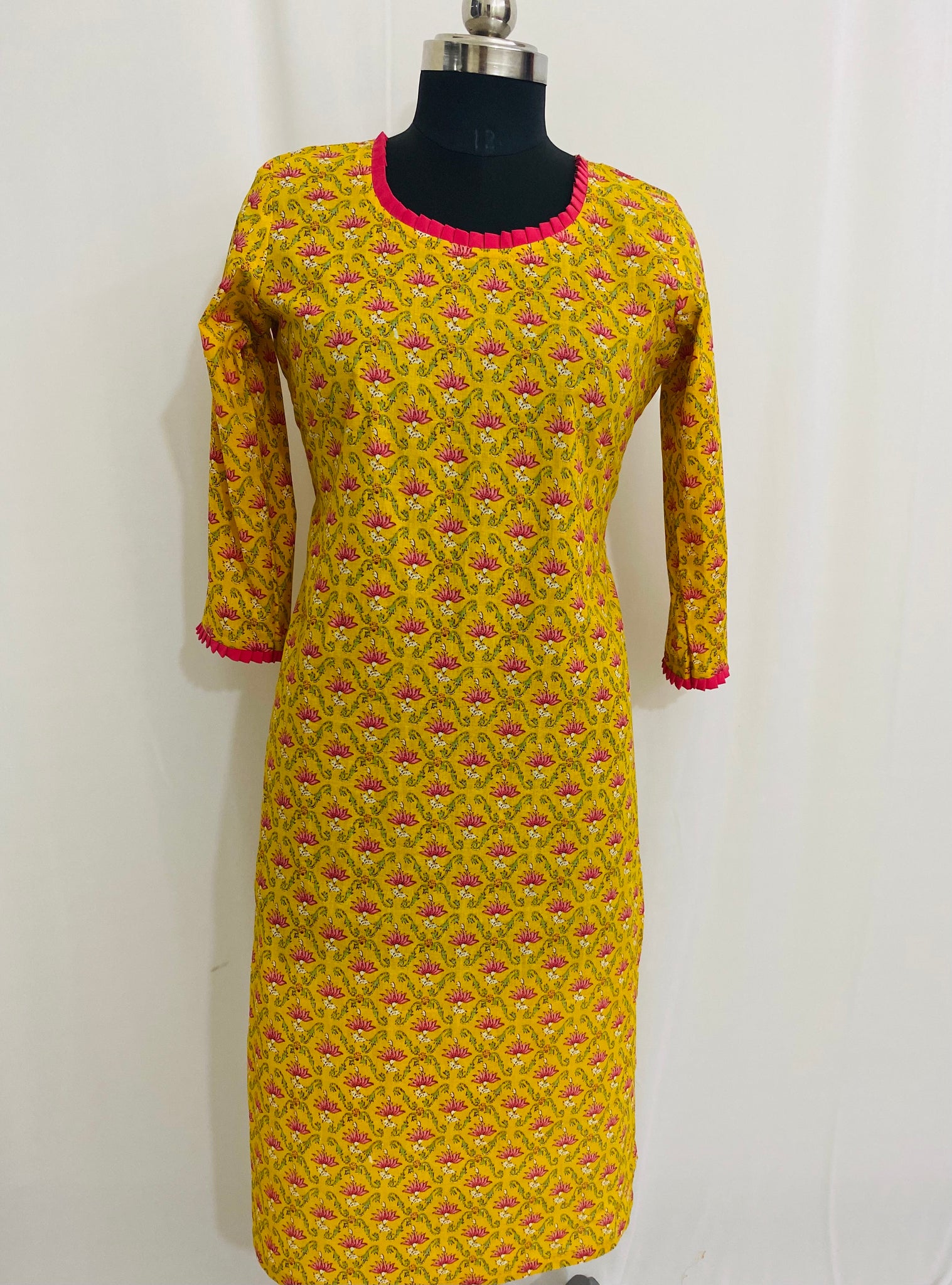 Yellow kurti