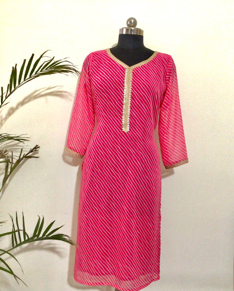 Pink kurti