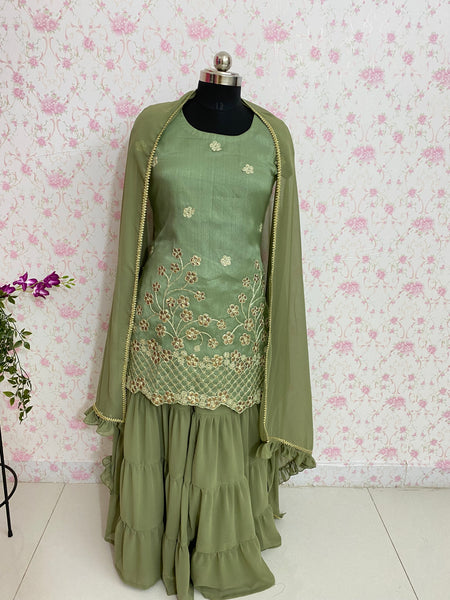 Pista organza suit set