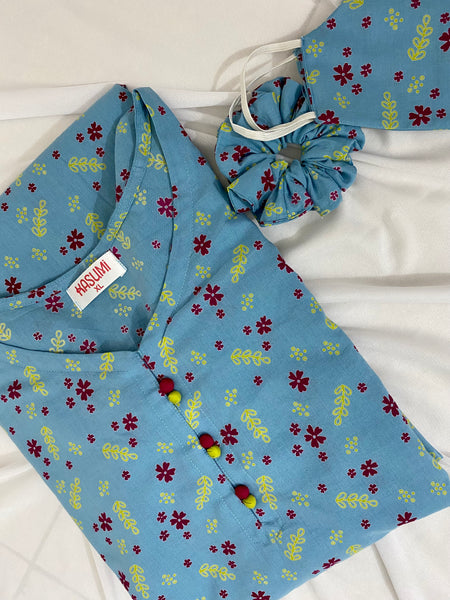 Printed cotton kurti