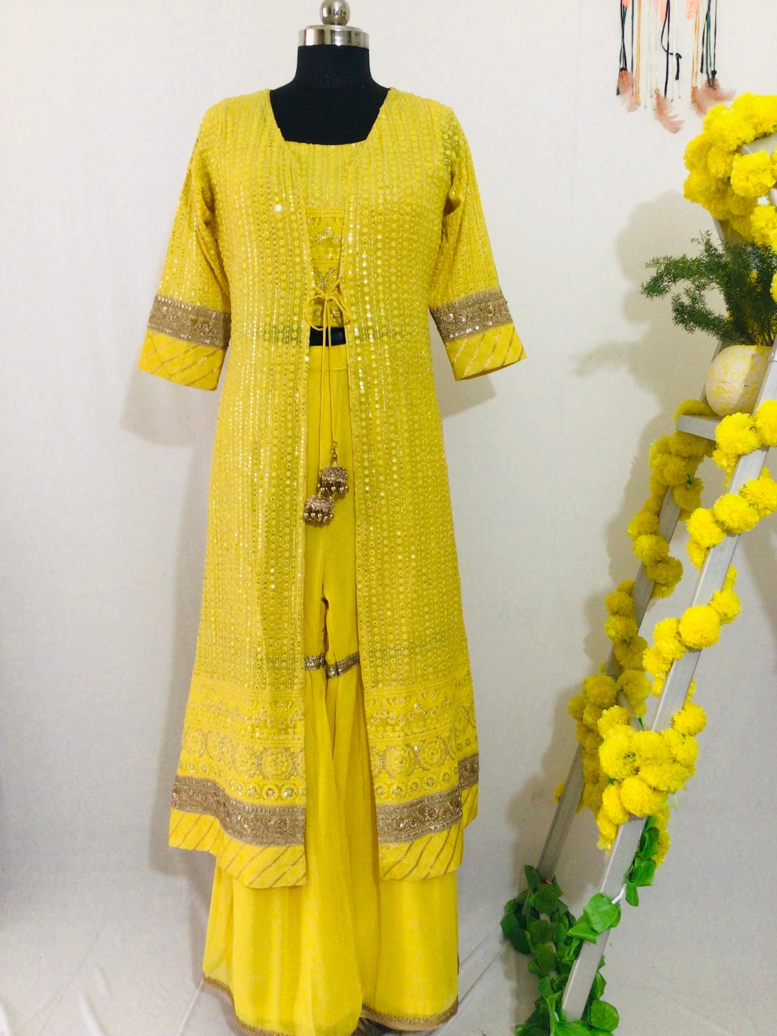 Yellow three piece set