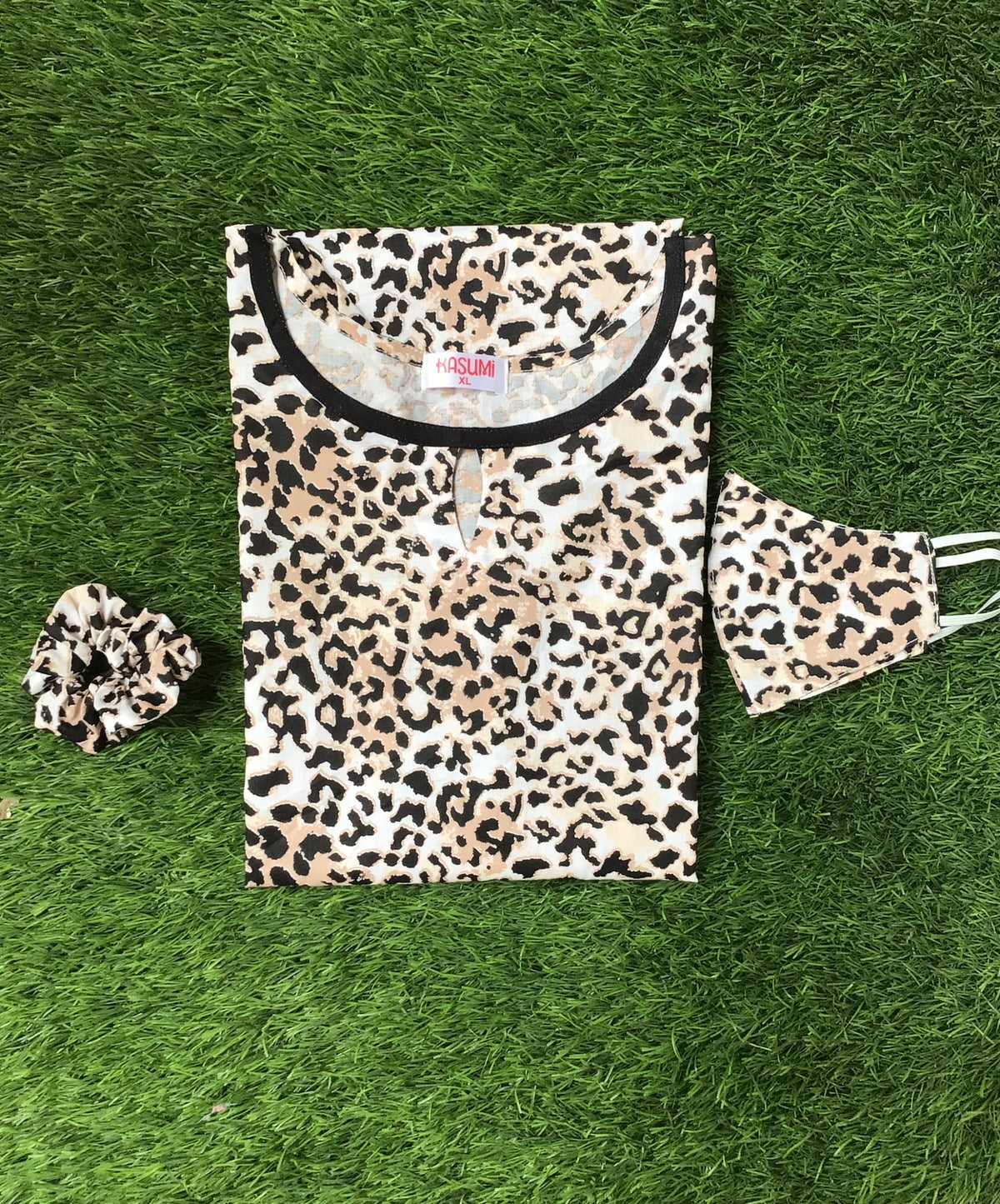 Tiger print cotton kurti - kasumi.in