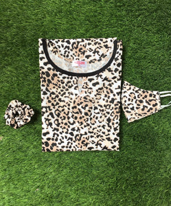 Tiger print cotton kurti