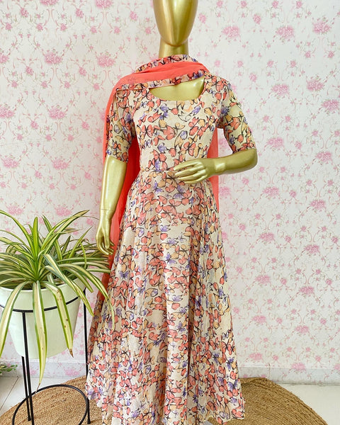 Butterfly printed dress