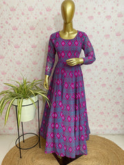 Printed georgette dress - kasumi.in